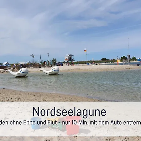 דירה Robbenglueck Tossens - 2 Ferienwohnungen Oder Ganzes Haus, Bis 10 Personen, Grosser Garten, Hunde Willkommen, 1,5 Km Zum Deich טוסנס