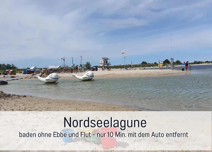 アパート Robbenglueck In Ideal Fuer Familien Und Freunde - 2 Hunde Ohne Aufpreis トッセンス